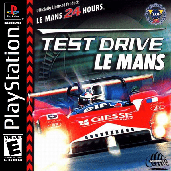 Test Drive Le Mans box art for Playstation